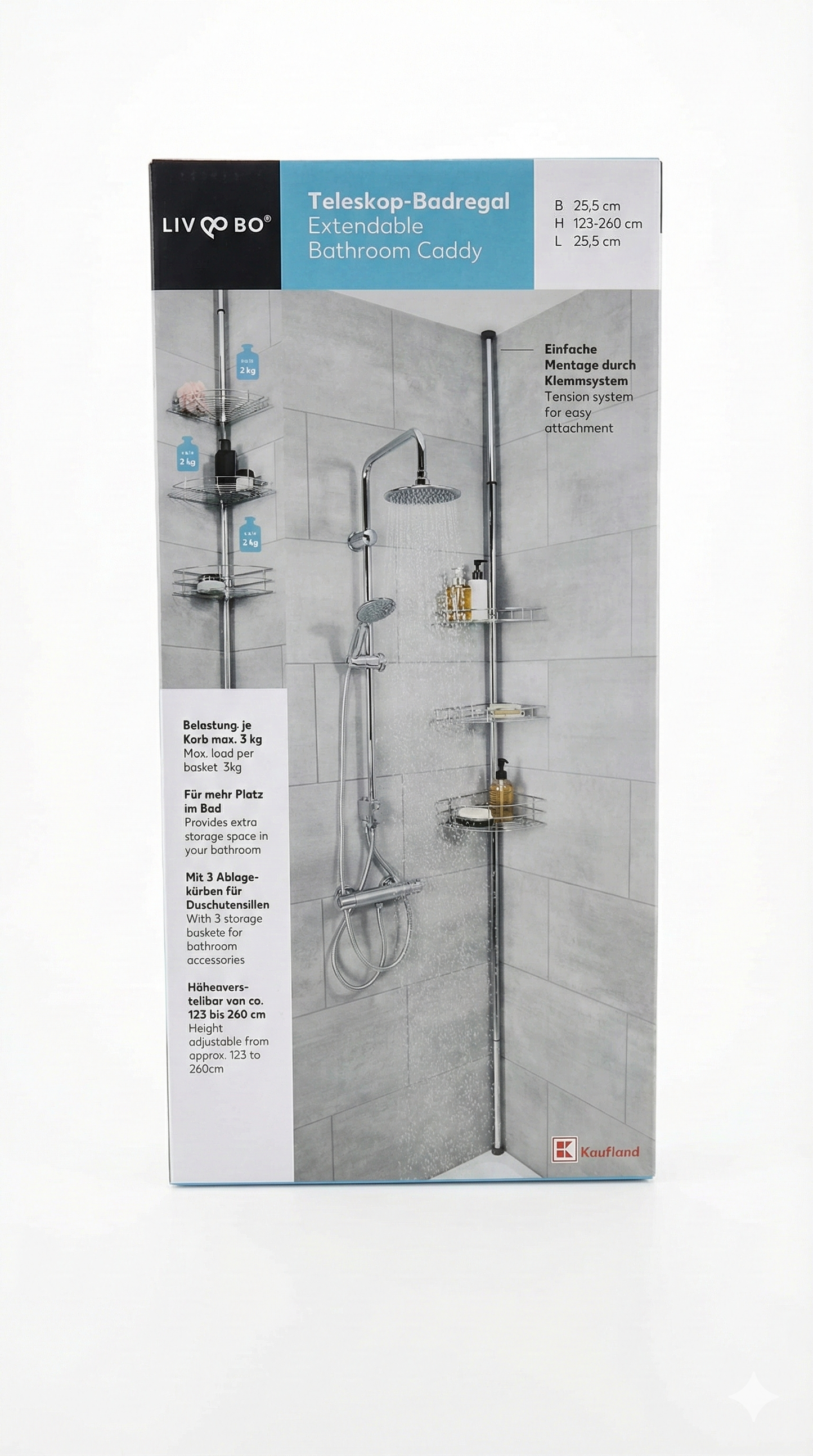 Home Telescopic Bathroom Caddy.