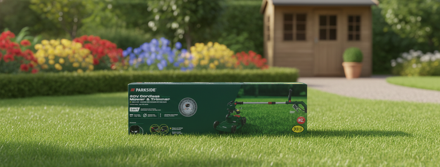 Parkside 20V Cordless Mower & Trimmer