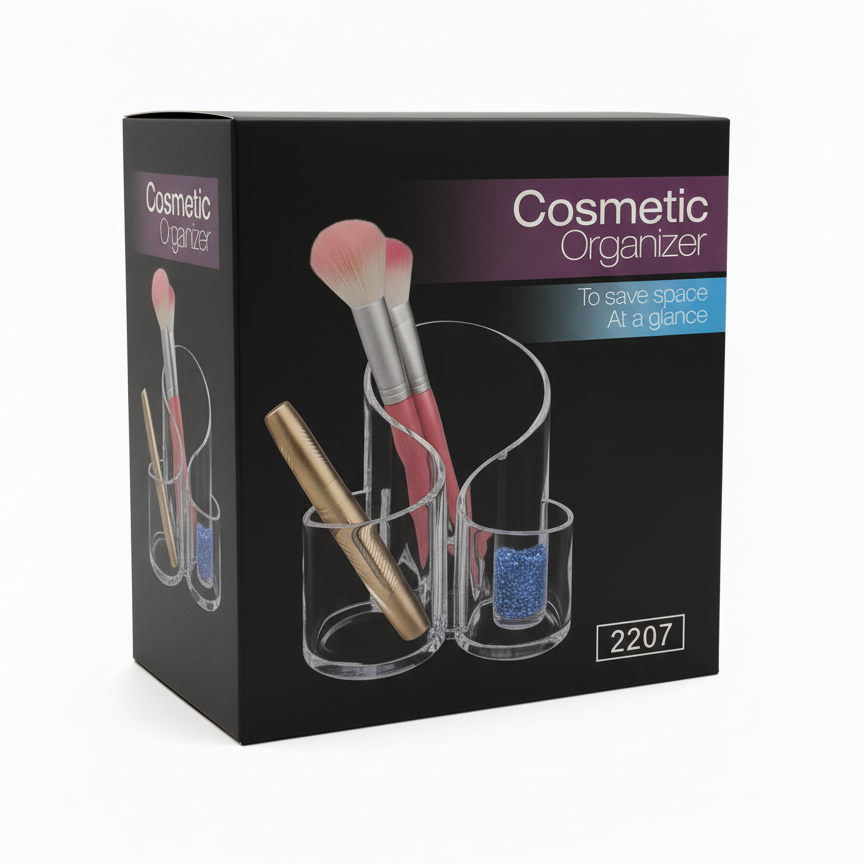 cosmetic organizer glance space