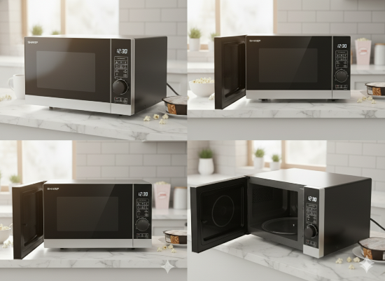 Sharp YC-PG204A Microwave Oven with Grill