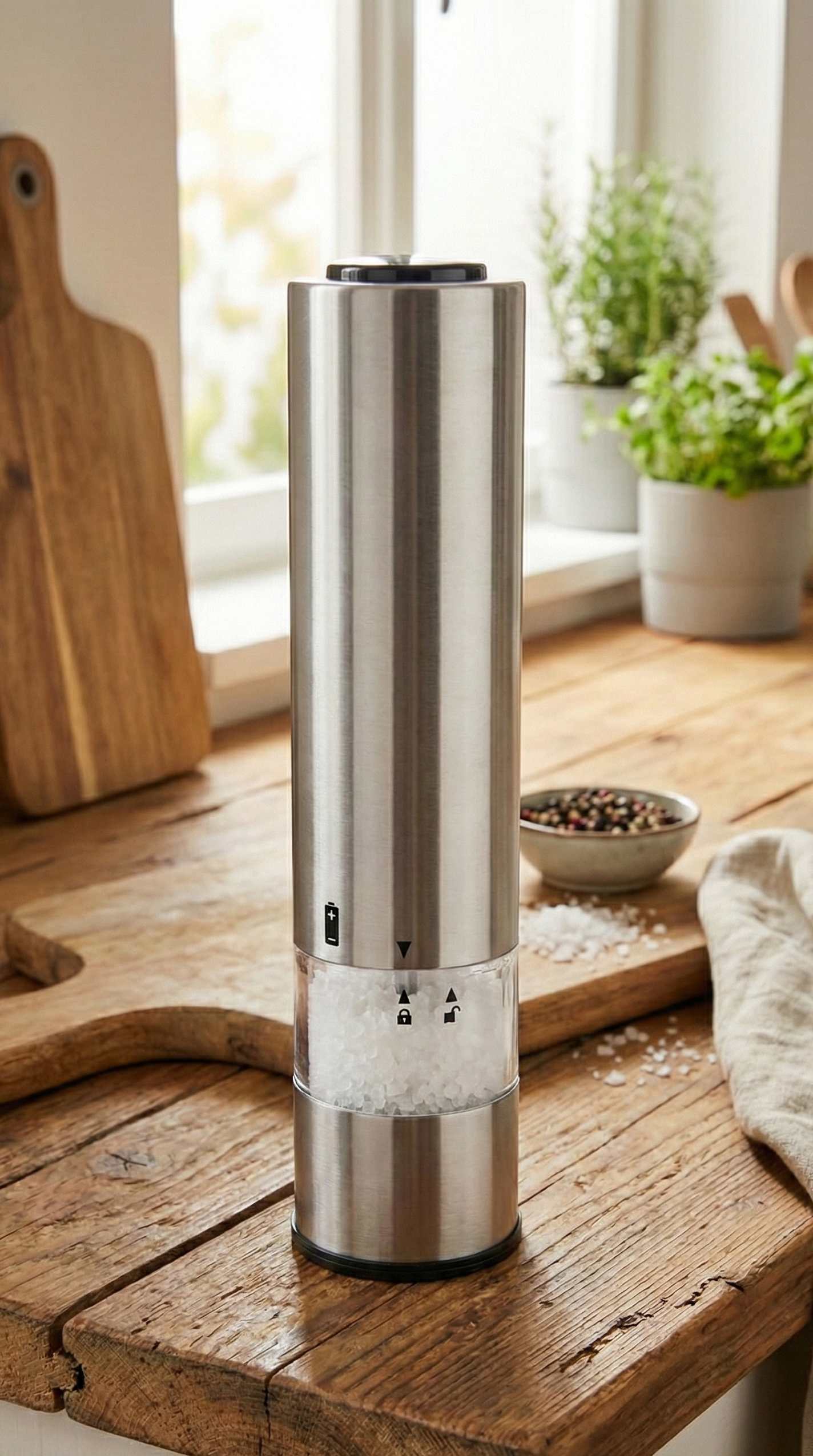 Silvercrest Electric Salt or Pepper Mill.