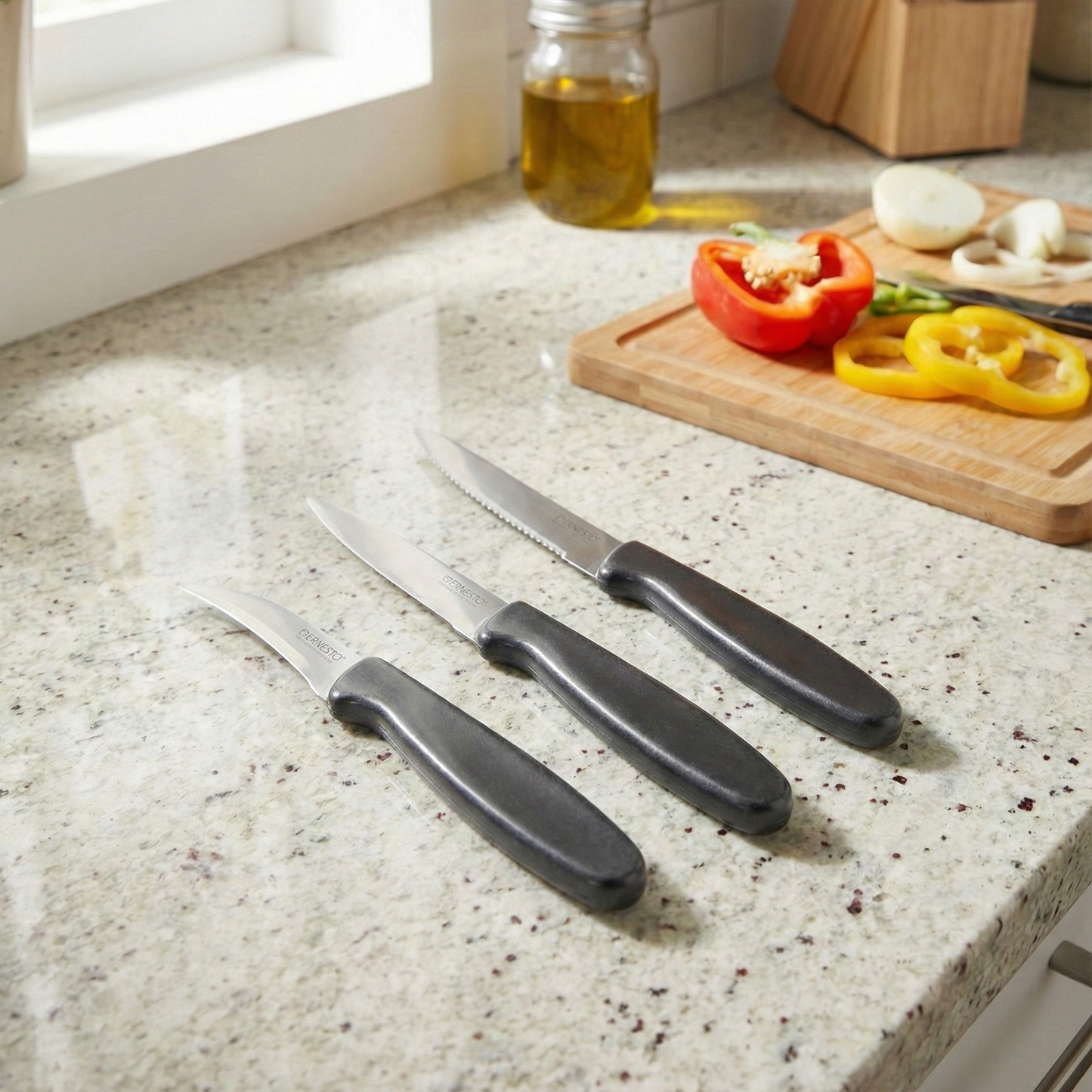 Ernesto Basic stainless steel knife set
