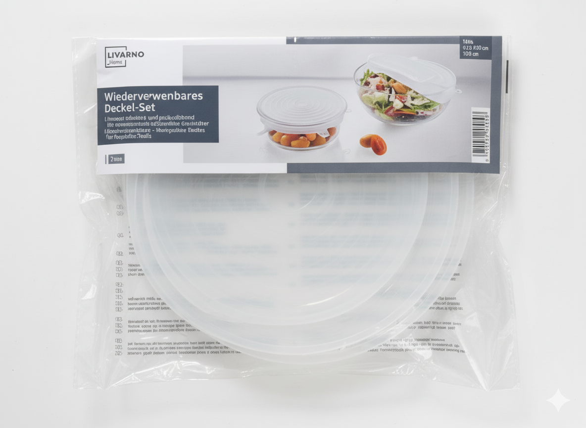 LIVARNO reusable lid set