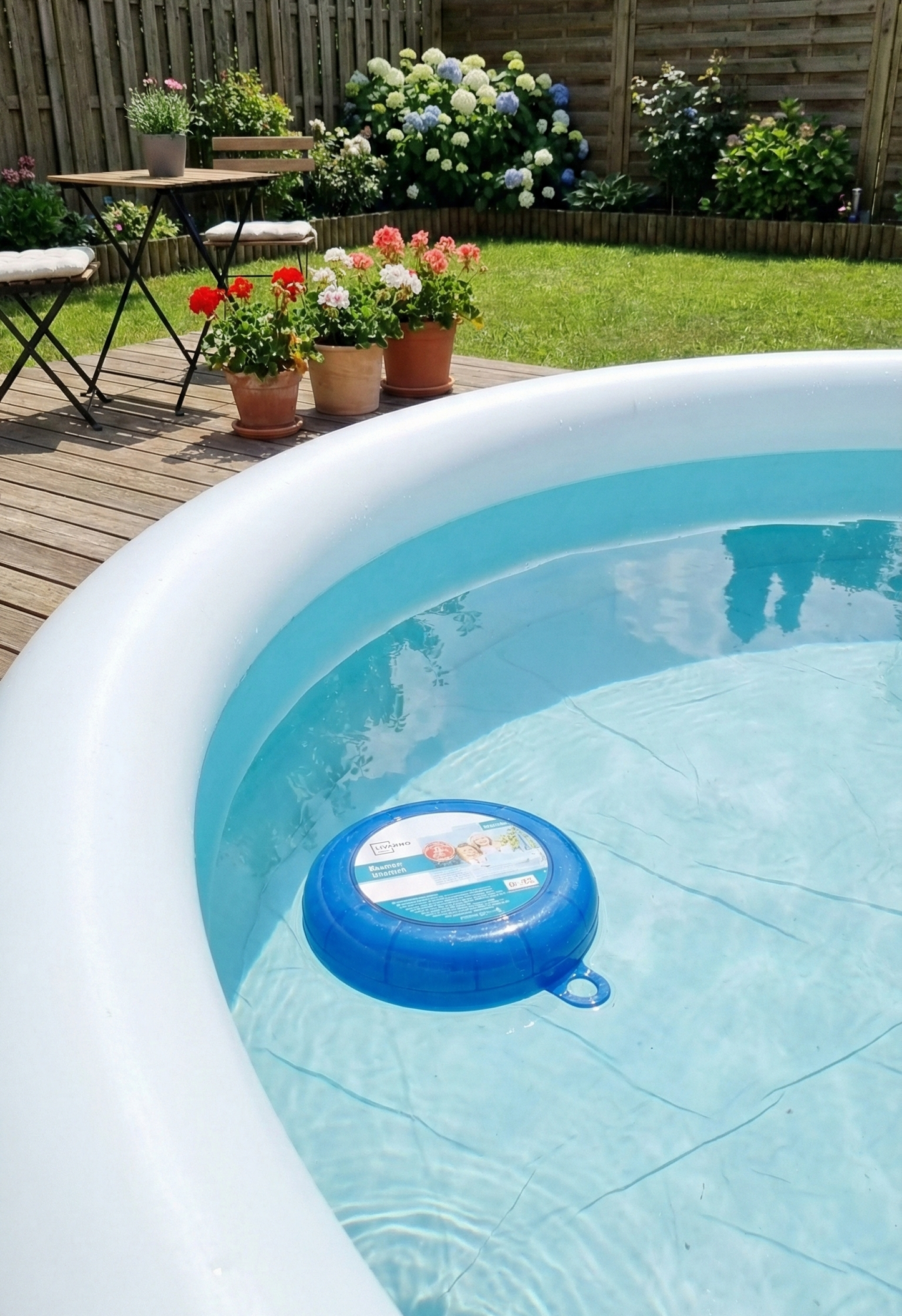 Livarno floating dispenser for pools and spas.
