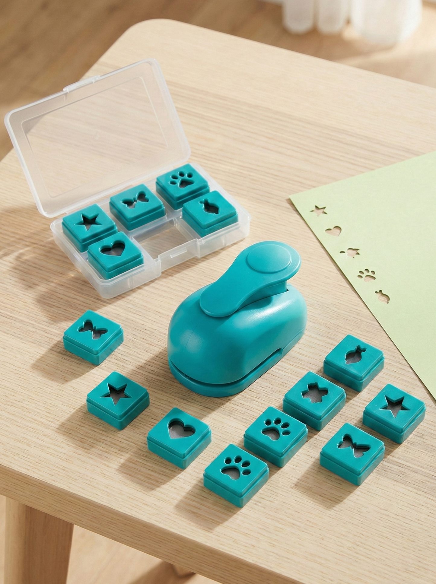 Crelando Motif Punch and Embossing Stamp Set