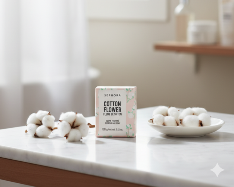 Sephora Collection Cotton Flower Scented Bar Soap