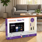 Coocaa 43" UHD Roku TV.
