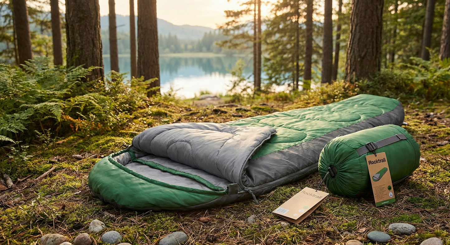 Rocktrail ultralight sleeping bag.