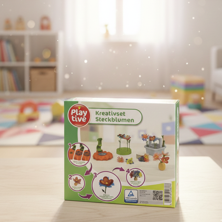 PLAYTIVE KREATIVSET STECKBLUMEN