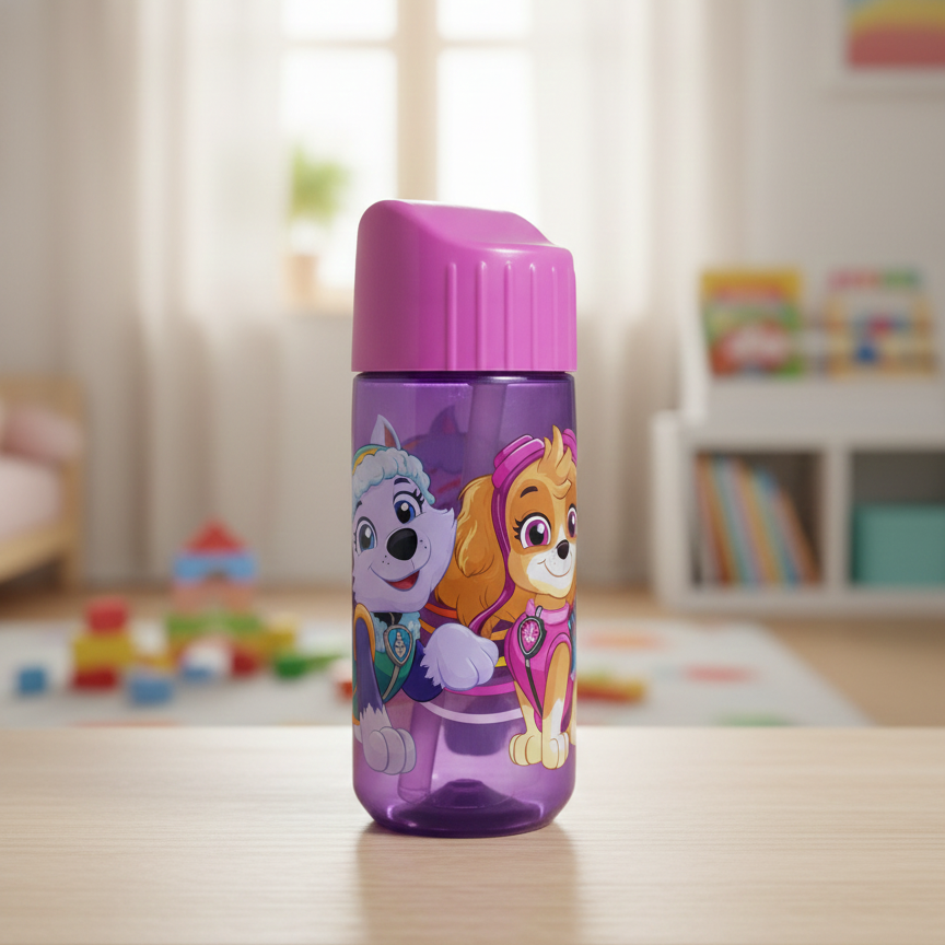 Paw Patrol themed reusable water bottle