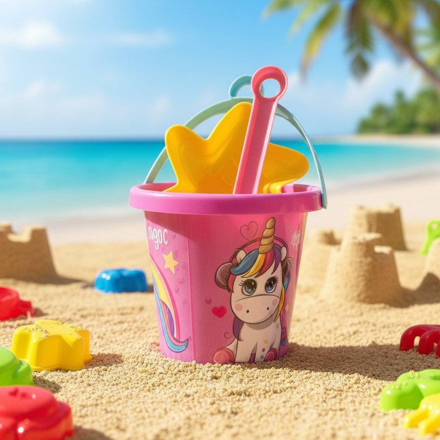 Wader Unicorn sand bucket set