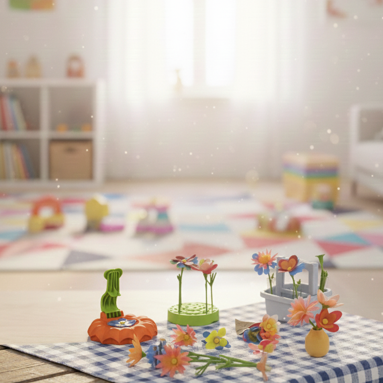 PLAYTIVE KREATIVSET STECKBLUMEN