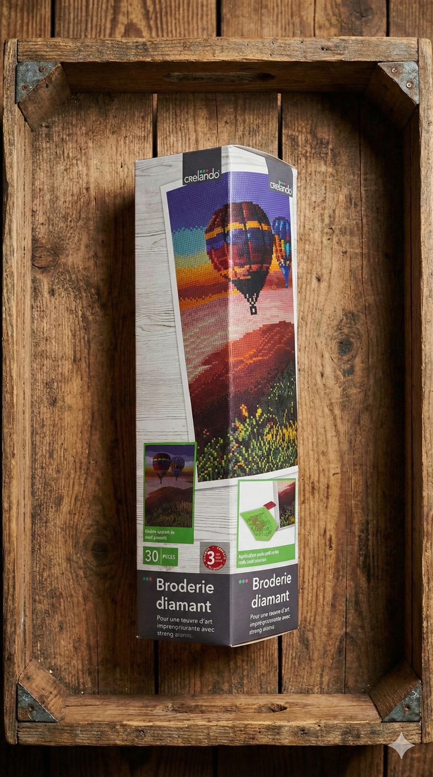 Crelando diamond painting kit.