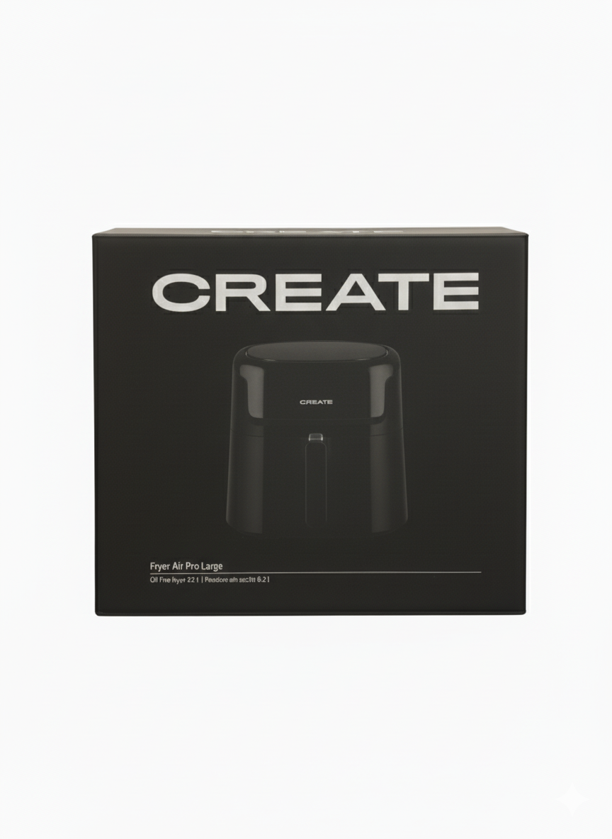 Create Fryer Air Pro Large, a 6.2L oil-free hot air fryer