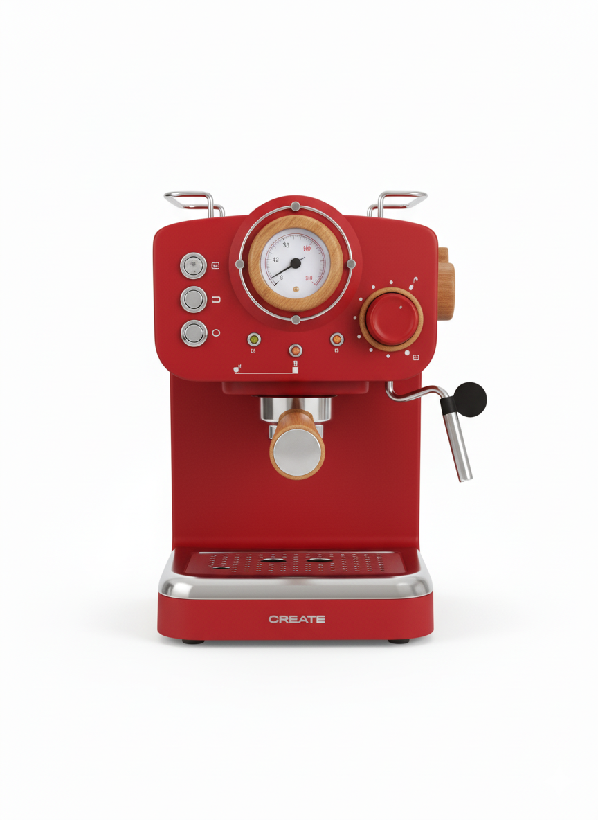 CREATE Thera Retro Espresso Machine