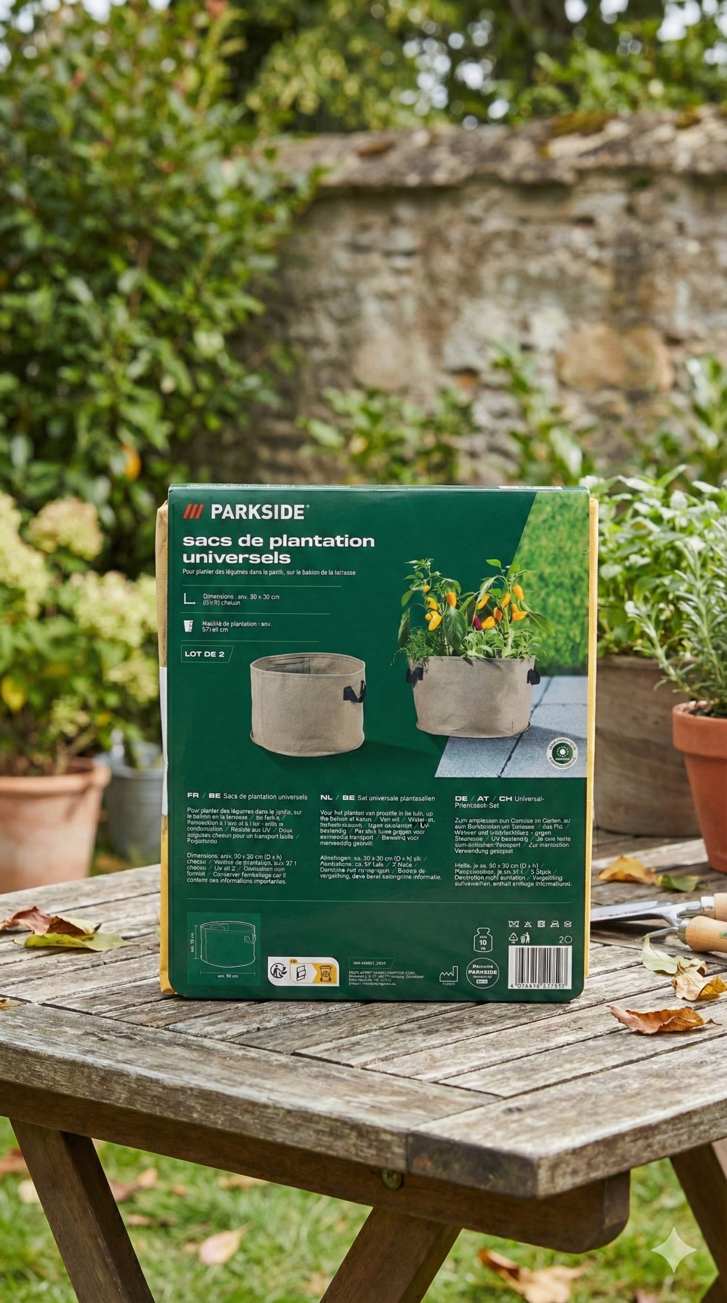 Parkside universal planting bags.
