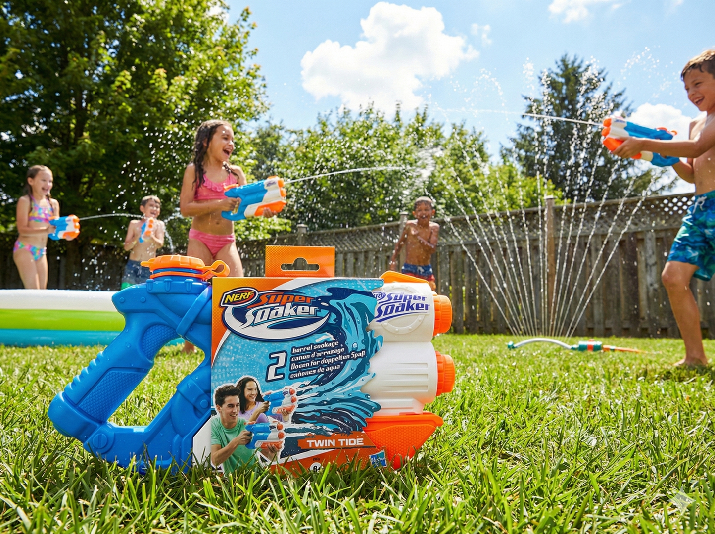 Nerf Super Soaker Twin Tide water blaster