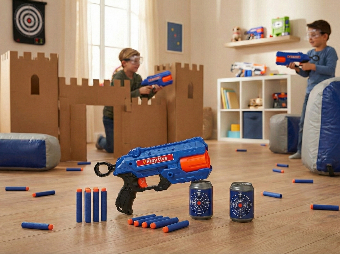 X-Shot Excel Reflex 6 foam dart blaster