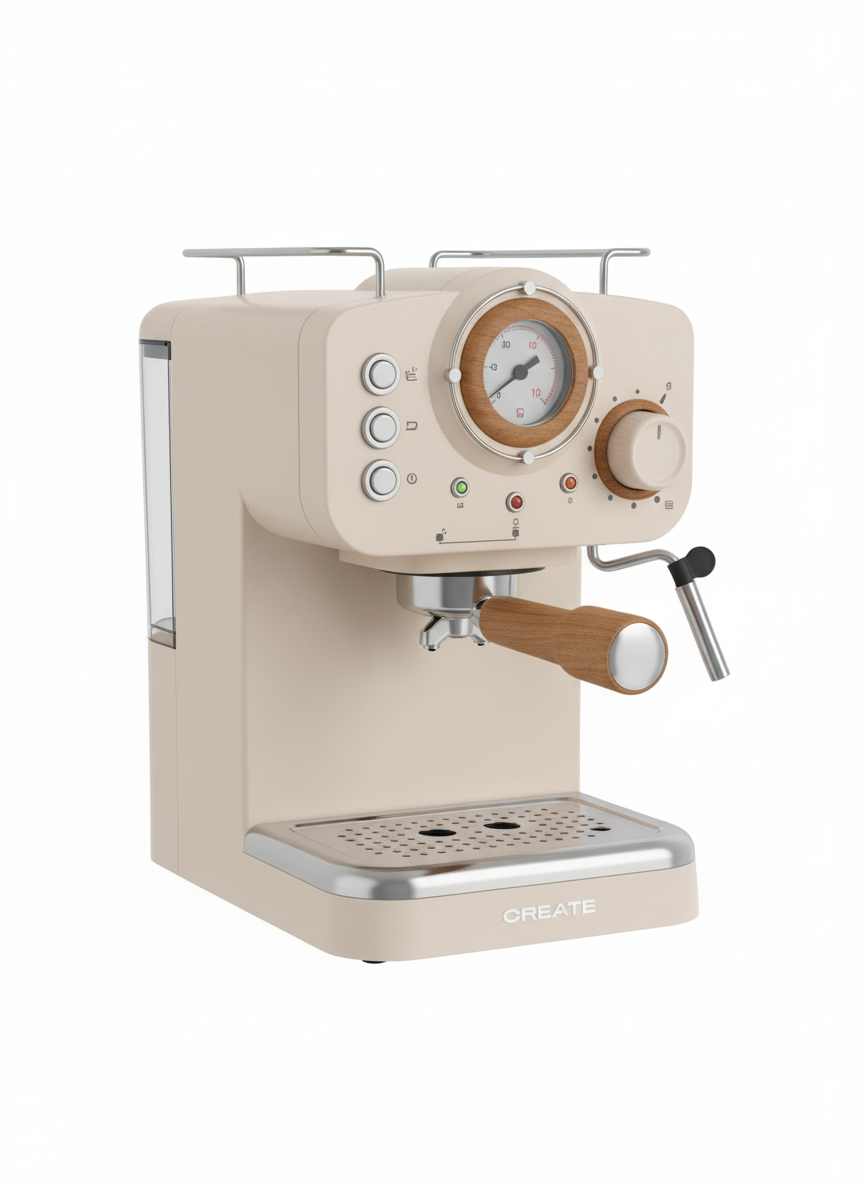 CREATE Thera Retro Espresso Machine