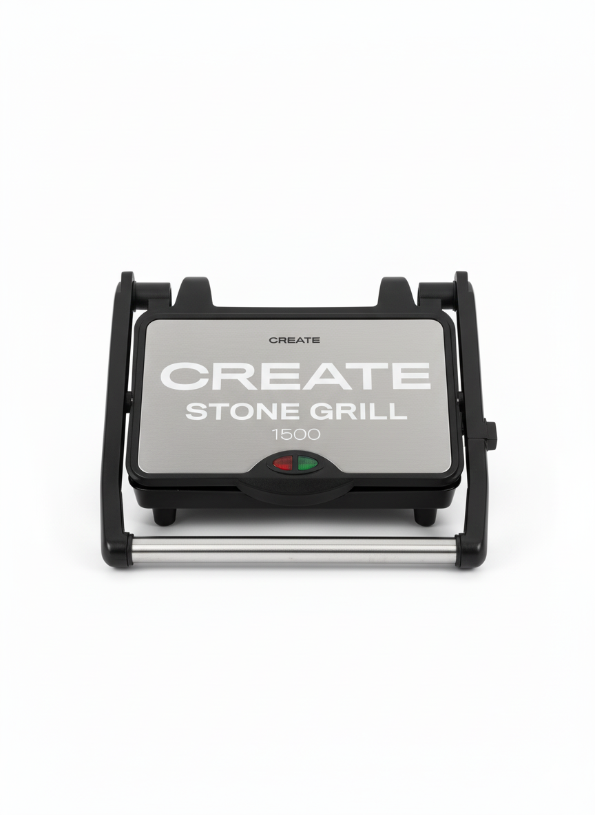 CREATE STONE GRILL 1500" electric grill and sandwich maker