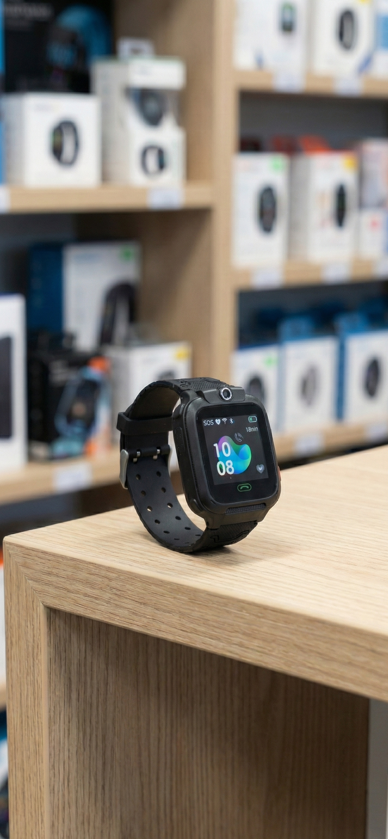 Mebus Senior Smartwatch with SOS Function. Key features include: