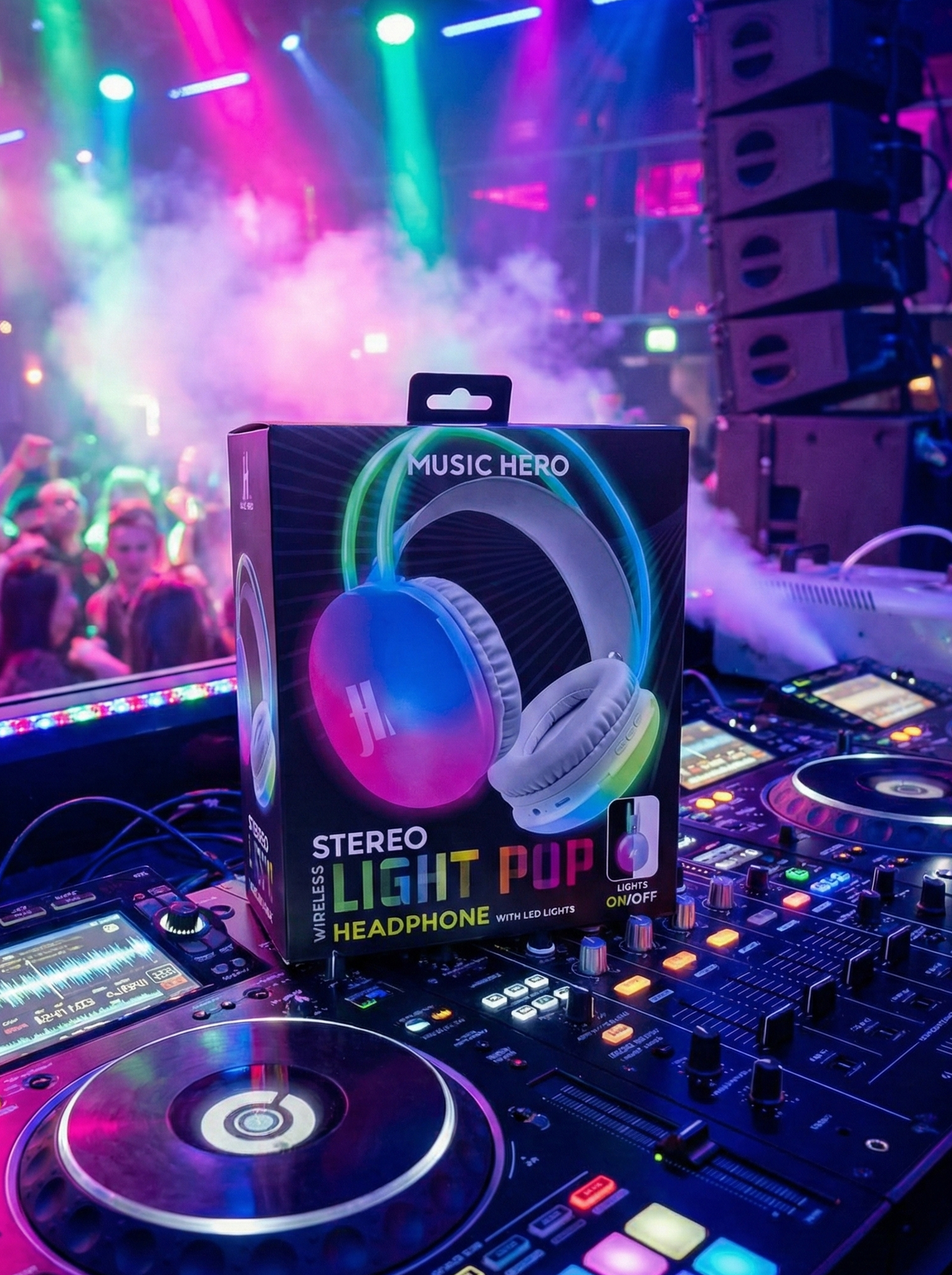 Music Hero Light Pop Wireless Headphones