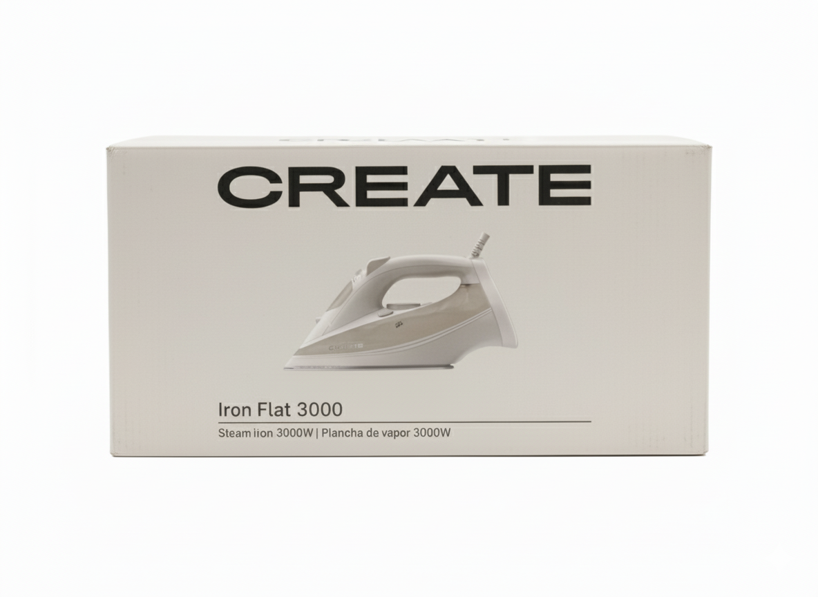 CREATE Iron Flat 3000" steam iron