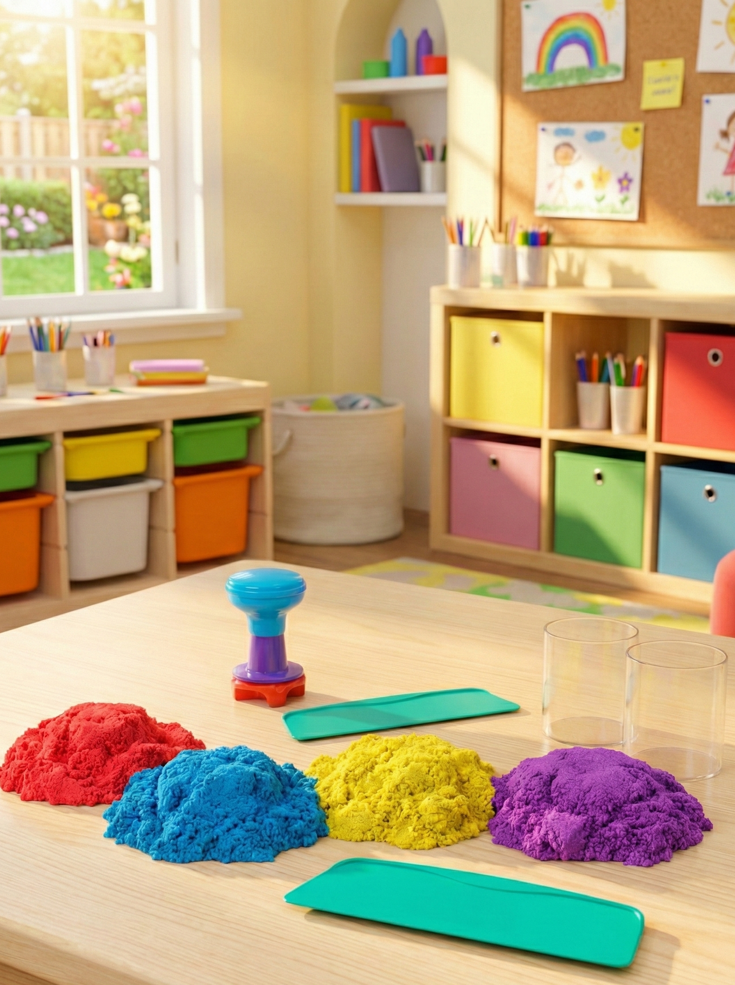 Kinetic Sand Rainbow Mix Set
