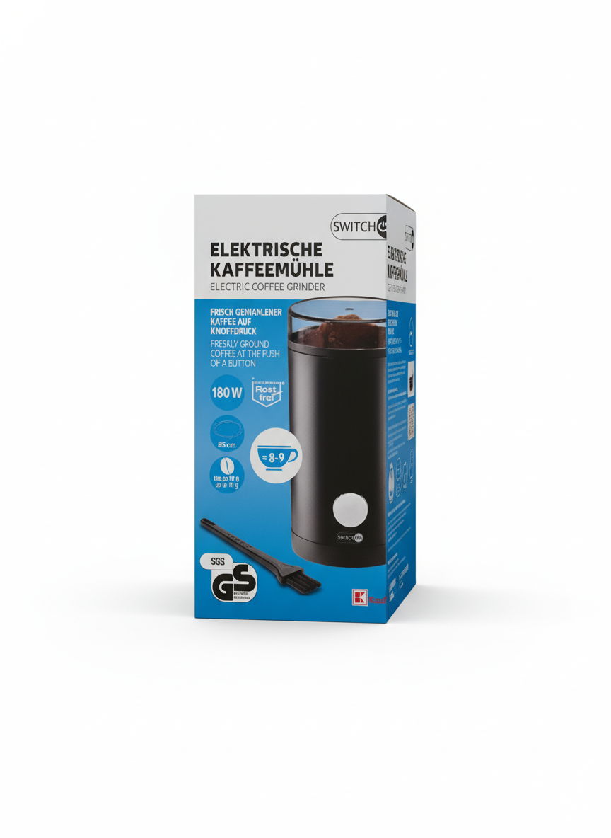 Switch On Electric Coffee Grinder