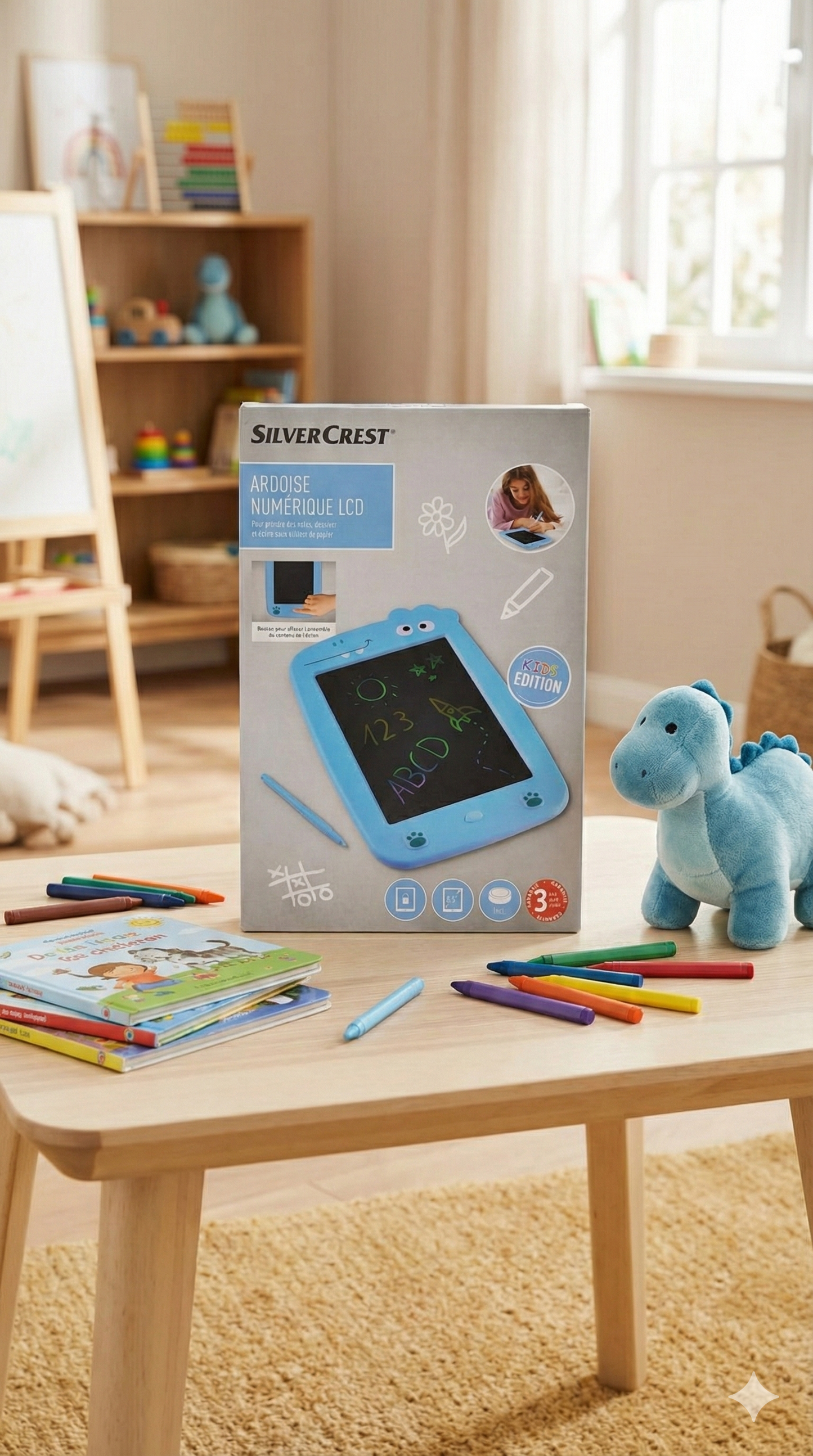 Silvercrest 8.5" LCD Writing Tablet, Kids Edition