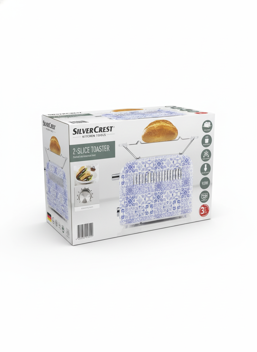 Silvercrest Kitchen Tools 2-slice toaster