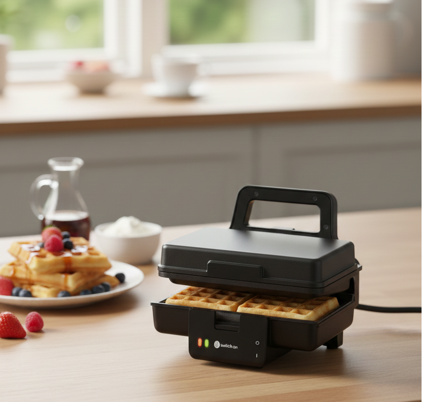 Swich On XXL Waffle Maker (model SW900 A1)