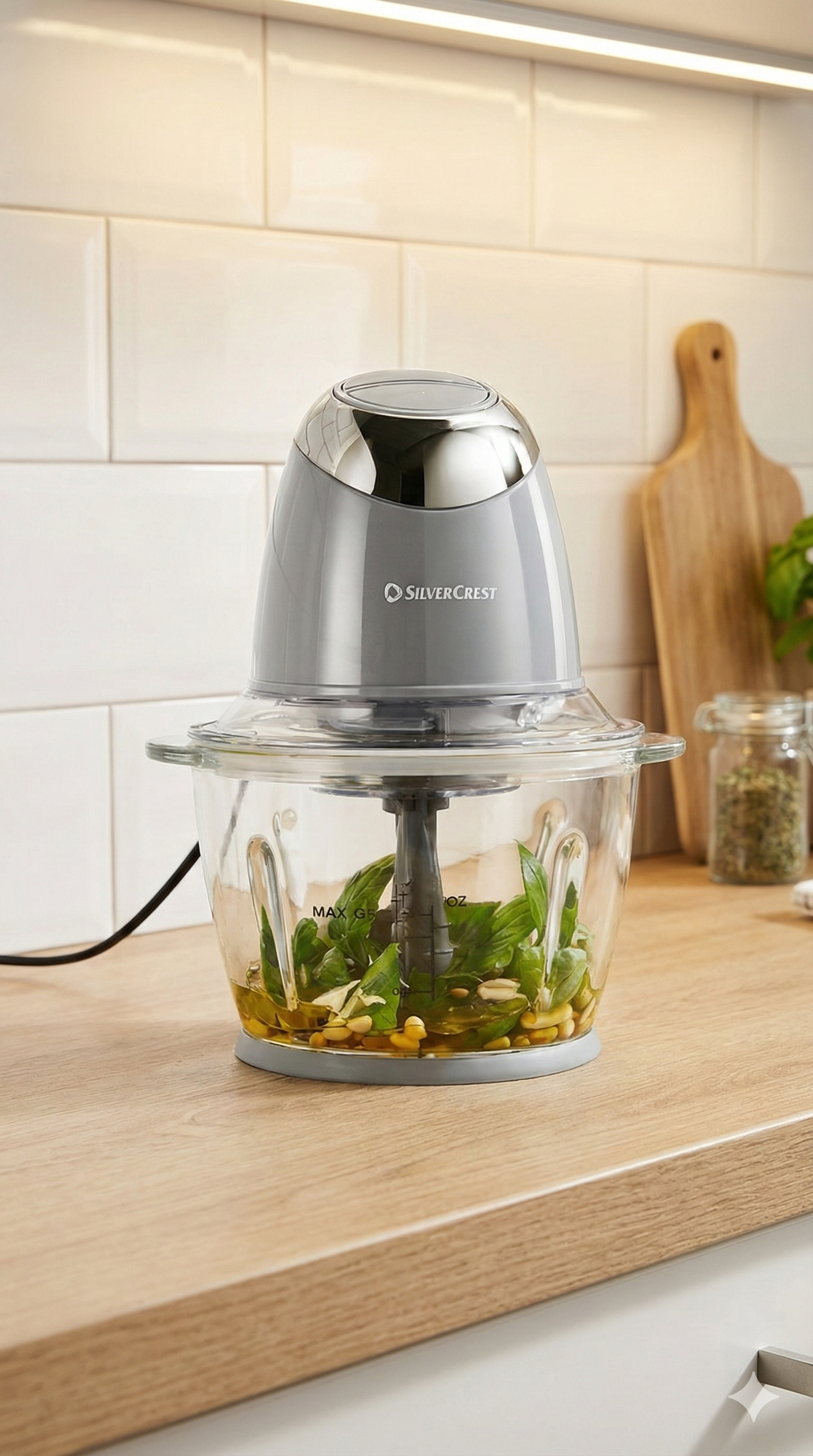 Silvercrest  (mini chopper).