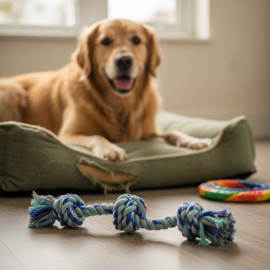 Zoofari dog knot rope toy