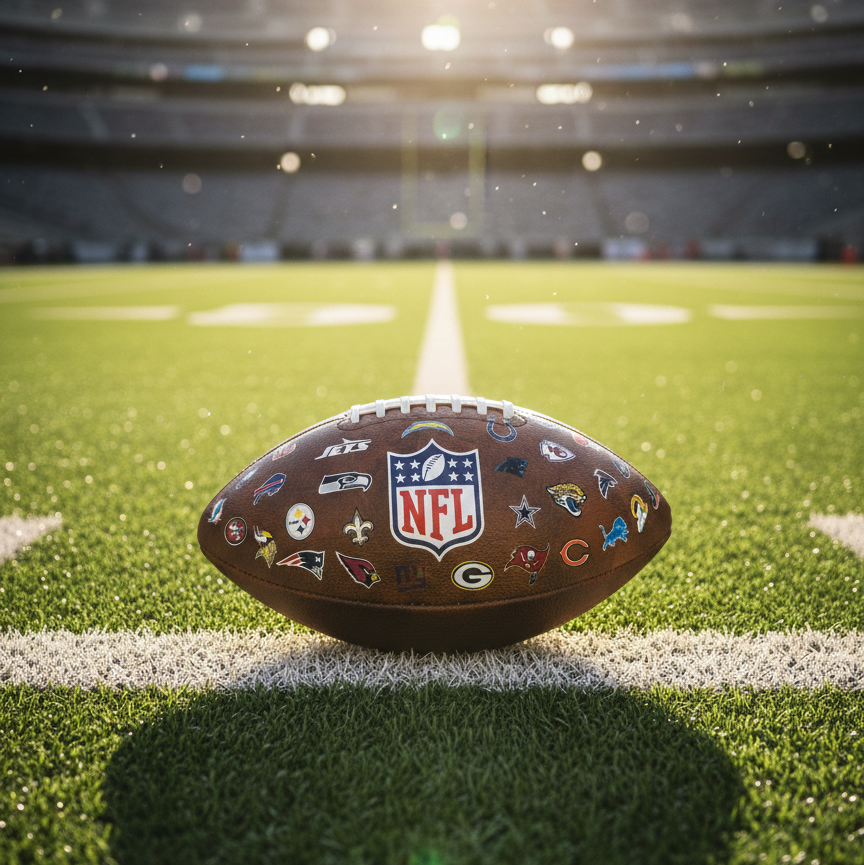 Wilson NFL team logo composite football