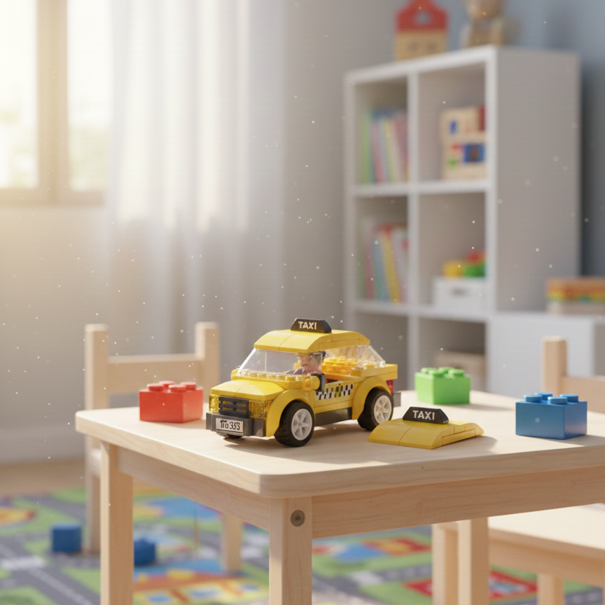Playtive Taxi building set