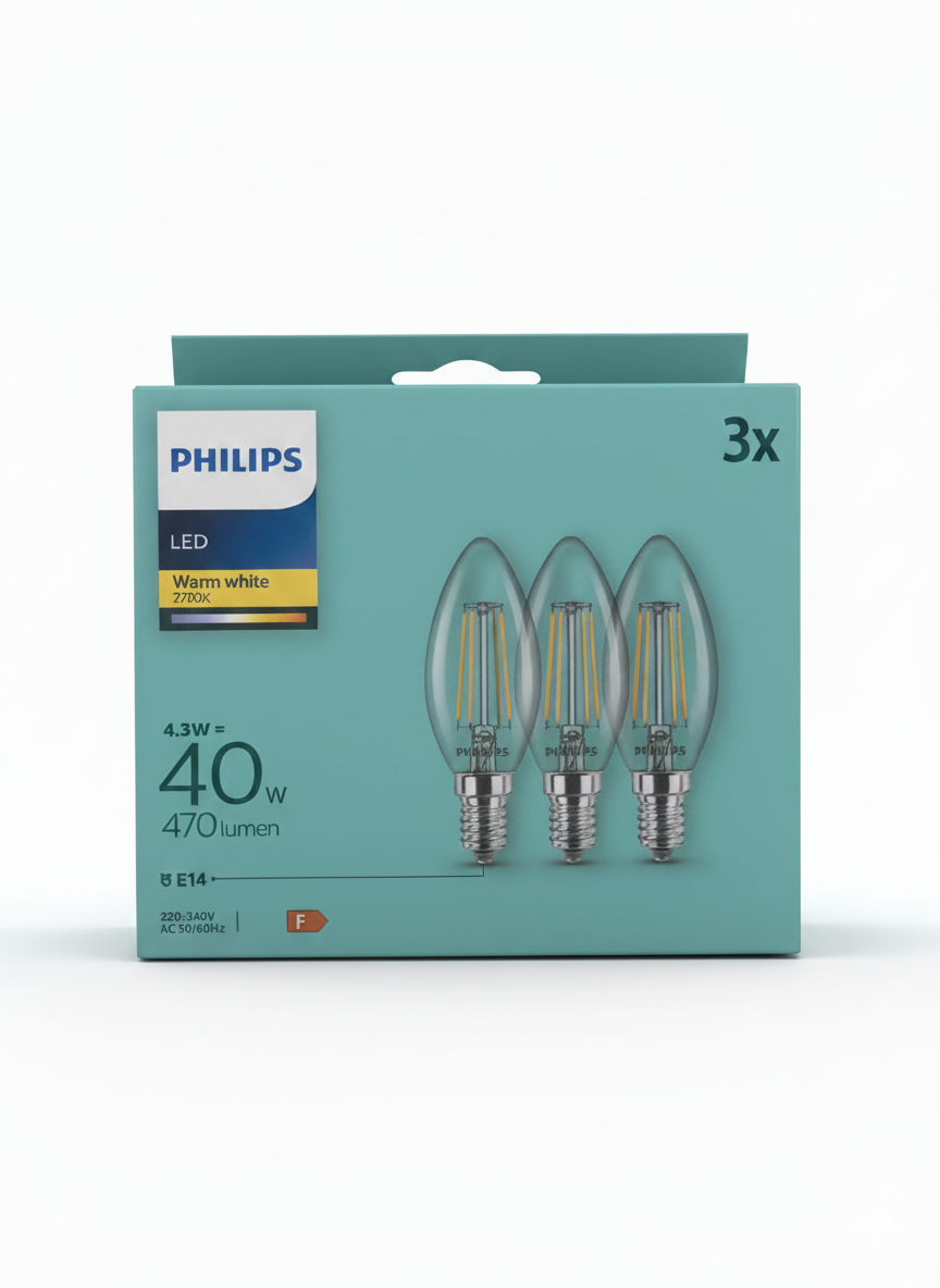 Philips LED E14 Candle