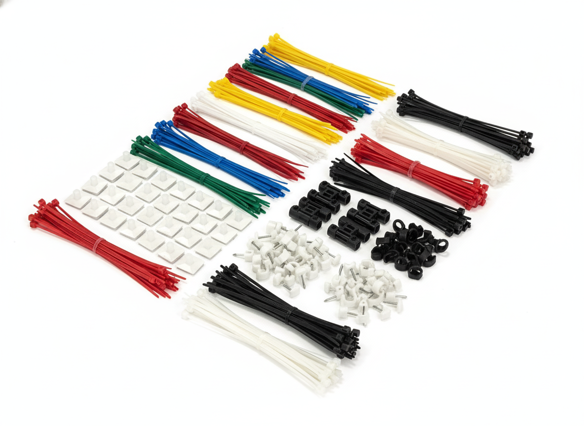 Parkside cable tie and heat shrink tube set