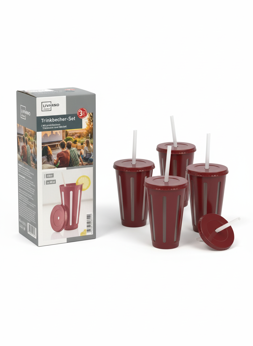 LIVARNO home Trinkbecher-Set