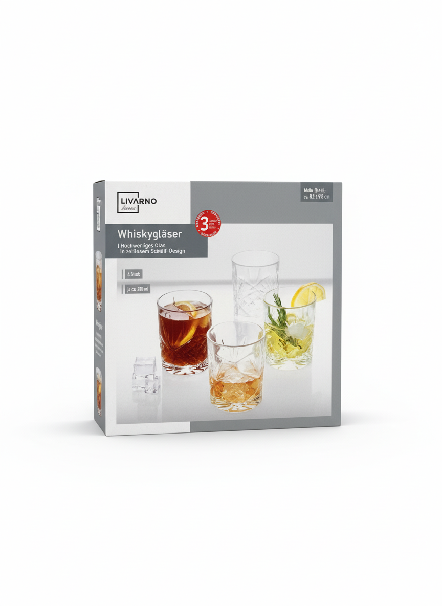 LIVARNO WHISKY GLASSES