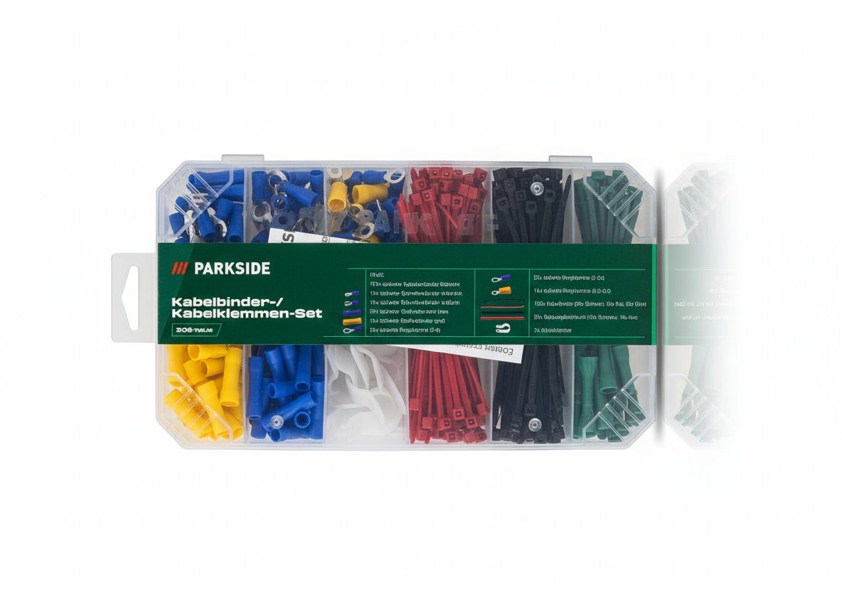 Parkside Cable Tie and Cable Clamp Set