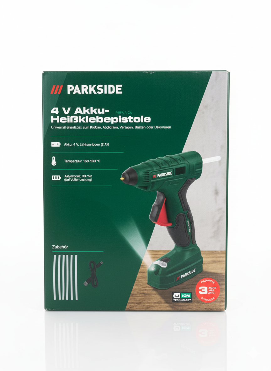 Parkside 4 V Cordless Hot Glue Gun